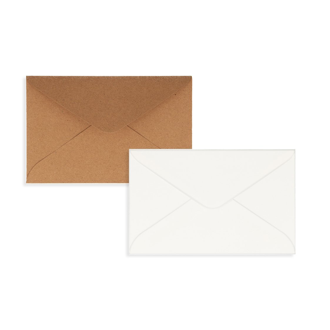 50 Briefumschläge Kraftpapier – Format 12,3 X 17,5 Cm, 120 G/m², Motiv Reise/Flughafen, Bianco Design