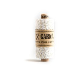 Bäcker-Garn s = 1 mm, l = 45 m, gold/weiß