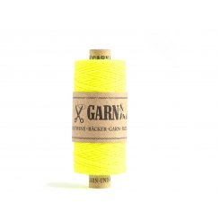 Spago in cotone s = 1 mm, l = 45 m, giallo neon