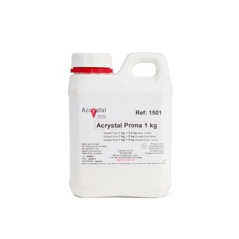Resina acrílica Acrystal Prima, colada/laminado Componente A (líquido) 1,0 kg en recipiente de PE
