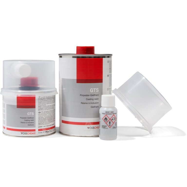 Polyester casting resin GTS, crystal clear