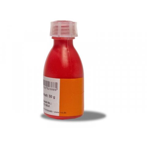 Dyes for synthetic resins 50 g in PE-bottle, traffic red 3020)