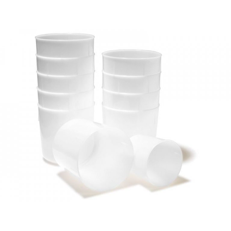 Vasos de mezclas, de polietileno