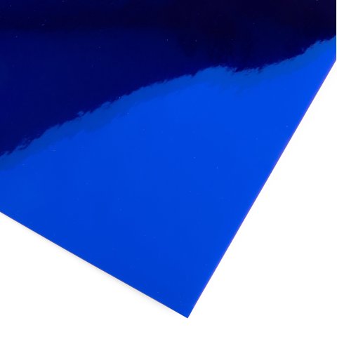 Aslan Spiegelklebefolie einseitig spiegelnd CA24, PVC/PET, dunkelblau, 300 x 200 mm