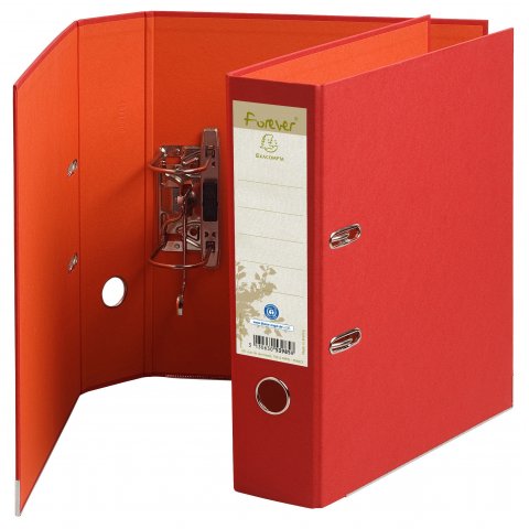 Exacompta Recycling Folder Forever for DIN A4, spine width 80 mm, red