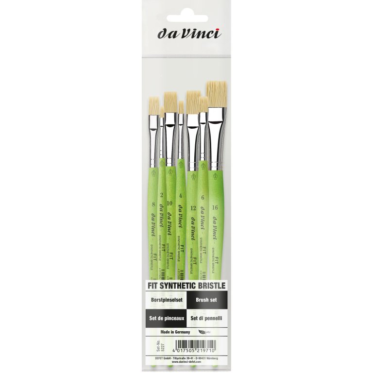 Da Vinci Bristle Brush Synthetic Bristle, Set 5227