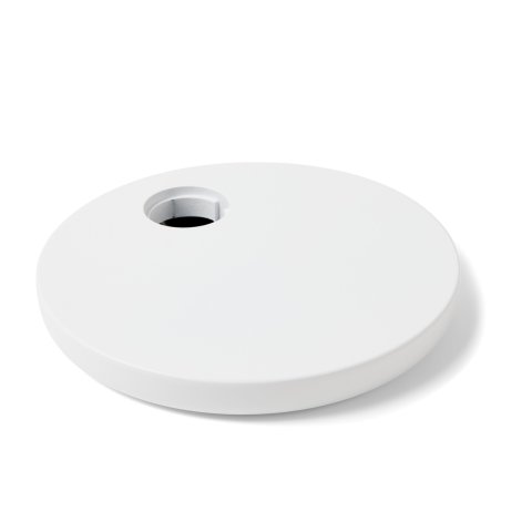 Accesorios para luces Luxo Motus Pie de mesa, redondo, ø200 mm, blanco
