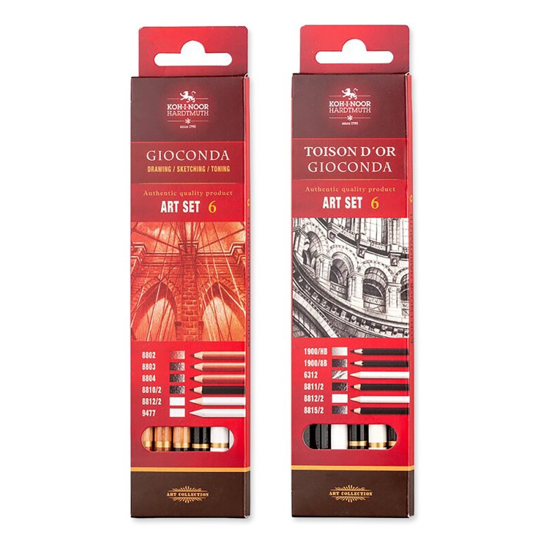 Koh-I-Noor colored pencils and crayons Gioconda Art Set