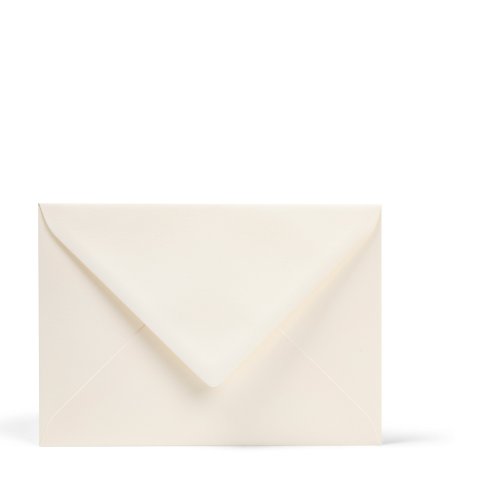 Rivoli Briefpapier Kuverts DIN B6 125 x 176 mm, 100 Stück, 120 g/m², gelblich weiß