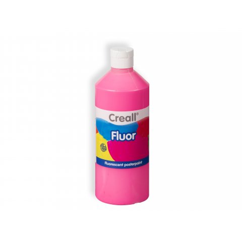 Creall scuola vernice Fluor Color Bottiglia PE, 250 ml, rosa neon (16)