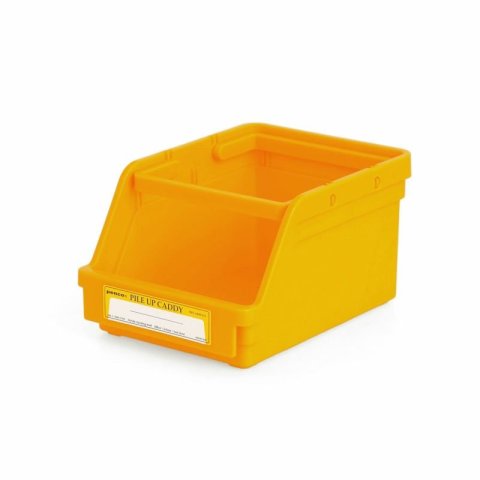 Penco caja de almacenamiento Pile-Up Caddy, apilable 13 x 9,7 x 18,5 cm, amarillo