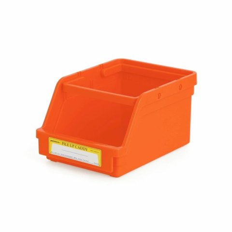 Penco caja de almacenamiento Pile-Up Caddy, apilable 13 x 9,7 x 18,5 cm, naranja