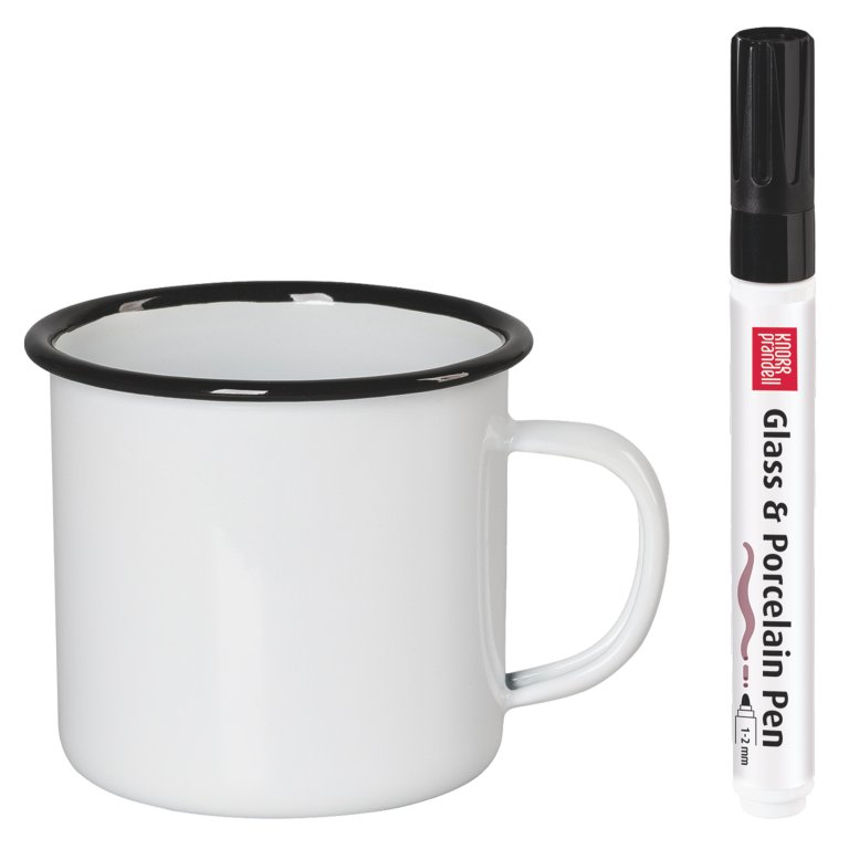 Juego de tazas, esmaltadas