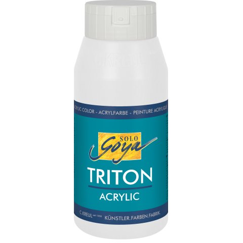 Kreul Solo Goya Acrylfarbe Triton Flasche 750 ml, Weiß (17)