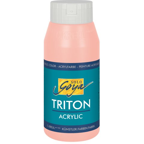 Kreul Solo Goya Acrylfarbe Triton Flasche 750 ml, Pfirsichrosa (32)