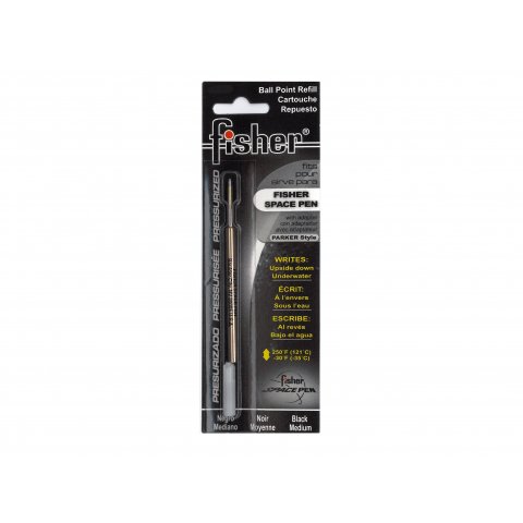 Fisher Space Pen pressurized refill M line width 0,4 mm, black
