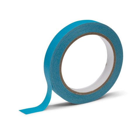 Design Kreppband für Tape Art, 15 mm 25 m, einfach repositionierbar, türkis