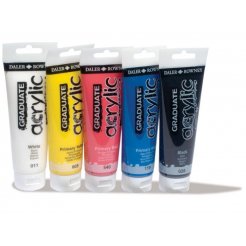 System3 Acrylfarbe, 500 Ml, Marsschwarz – Hochpigmentiert, Ideal Für Künstler & Hobby-Maler