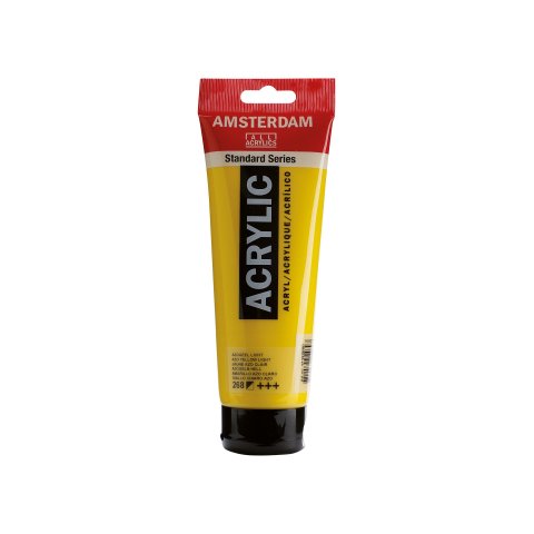 Royal Talens Vernice Acrilica Amsterdam Serie Standard Tubo di plastica, 250 ml, giallo azoico chiaro (268)