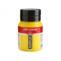 Royal Talens Vernice Acrilica Amsterdam Serie Standard Flacone dosatore 500 ml, Azo yellow light (268)
