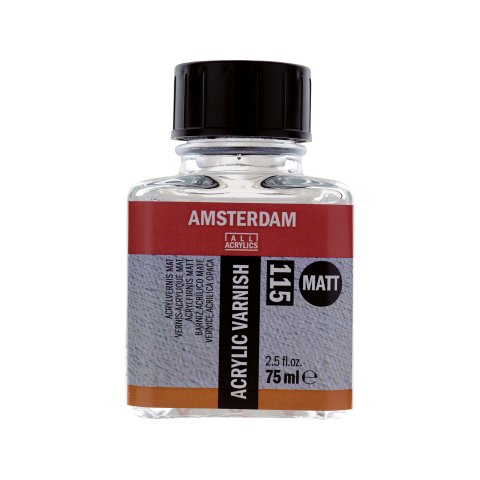 Royal Talens Firnis Amsterdam Glasflasche 75 ml, matt (115)