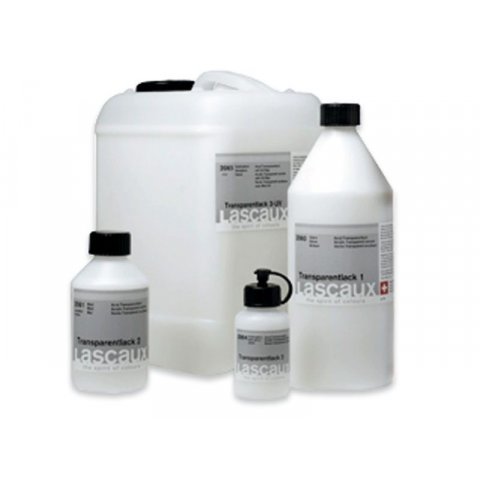 Lascaux Acryl Transparentlack Kunststoffflasche 85 ml, Transparentlack 1 Glanz