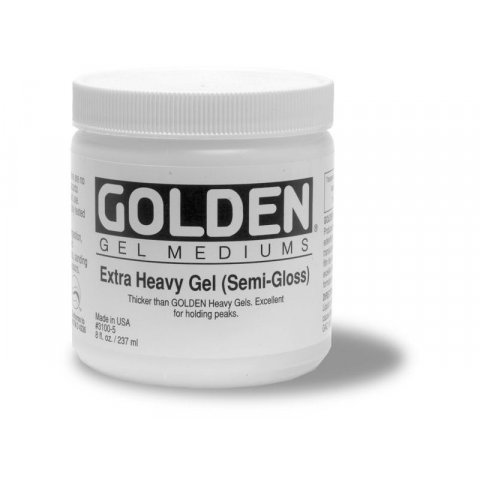 Gel per pittura Golden Extra Heavy 237 ml tub, semi gloss (3100)