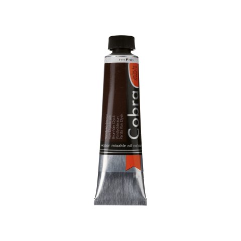 Royal Talens water-miscible oil paint Cobra 40 ml tube, vandyke brown (403)