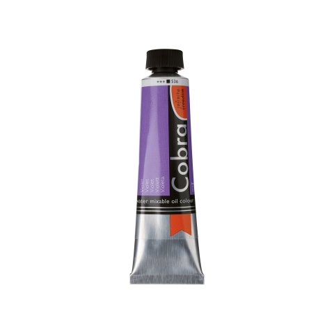 Royal Talens Pintura al óleo miscible en agua Cobra Tubo metálico 40 ml, violeta (536)