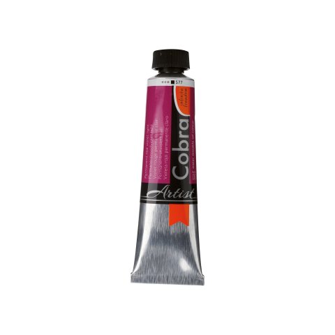 Colore A Olio Solubile In Acqua Georgian - Tubetto 37ml, Permanent Red Violet Light (401), Pittura Ad Olio Senza Solventi, Per Artisti E Studenti
