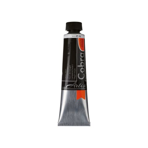 Royal Talens water-miscible oil paint Cobra 40 ml tube, lamp black (702)