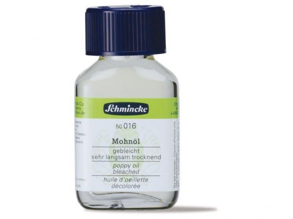 Schmincke Mohnöl, gebleicht