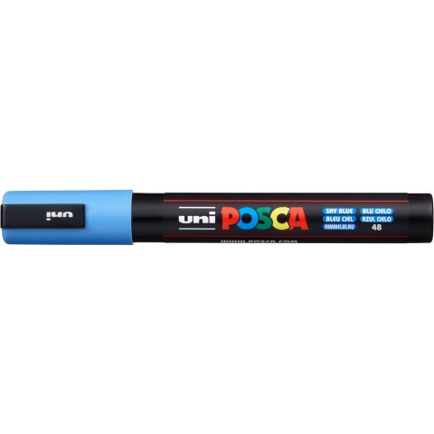 Uni Posca Marker PC-5M Rundspitze 1,8 mm - 2,5 mm, himmelblau