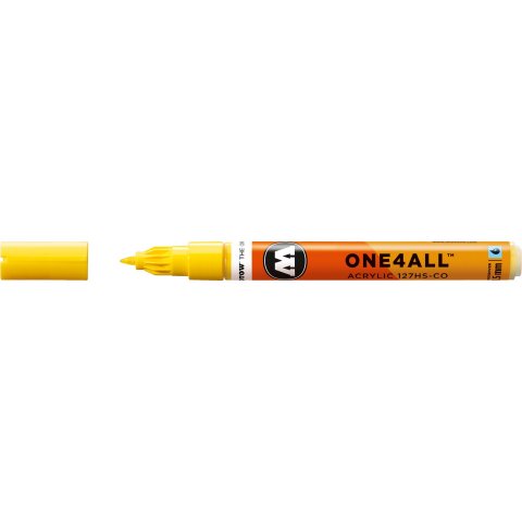 Molotow One4all 127HS-CO paint marker stroke width 1,5 mm, zinc yellow (006)