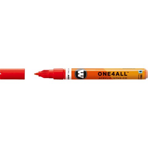 Molotow One4all 127HS-CO paint marker stroke width 1,5 mm, traffic red (013)