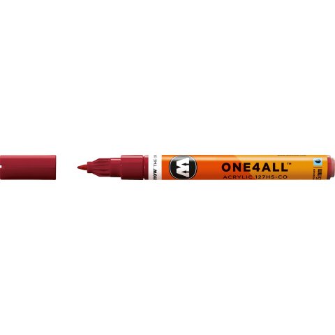 Molotow One4all 127HS-CO paint marker stroke width 1,5 mm, burgundy (086)