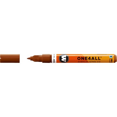 Molotow One4all 127HS-CO paint marker stroke width 1,5 mm, hazelnut brown (092)