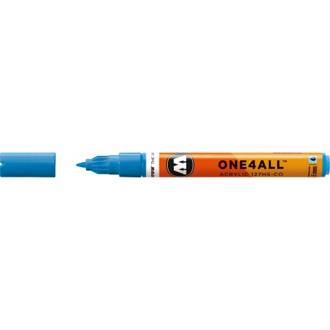 Molotow One4all 127HS-CO paint marker stroke width 1,5 mm, shock blue middle (161)