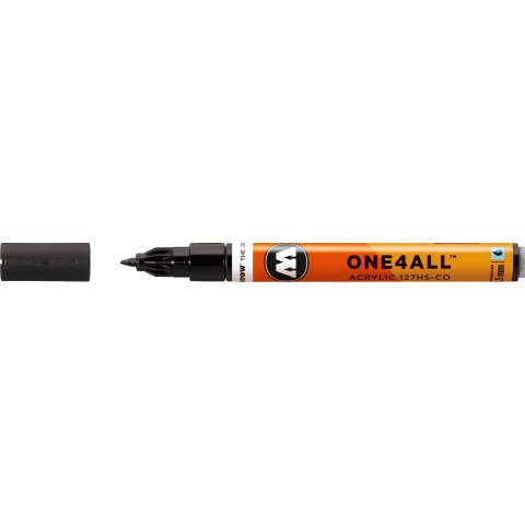 Molotow One4all 127HS-CO paint marker stroke width 1,5 mm, signal black (180)