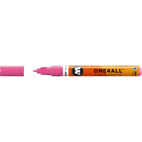 Molotow One4all 127HS-CO paint marker stroke width 1,5 mm, neon pink (200)
