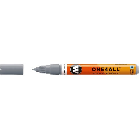 Molotow One4all 127HS-CO paint marker stroke width 1,5 mm, cool grey pastel (203)