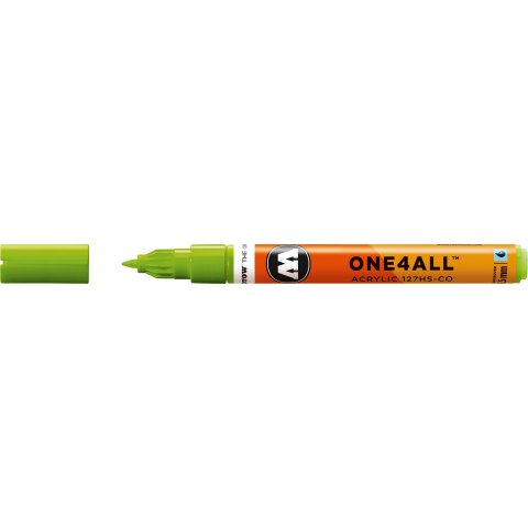 Molotow One4all 127HS-CO paint marker stroke width 1,5 mm, grasshopper green (221)