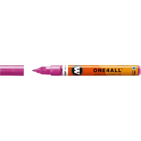 Molotow One4all 127HS-CO paint marker stroke width 1,5 mm, metallic pink (225)