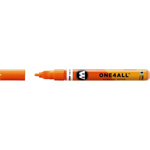 Molotow Paint Marker One4all 127HS Line width 2 mm, DARE orange (085)
