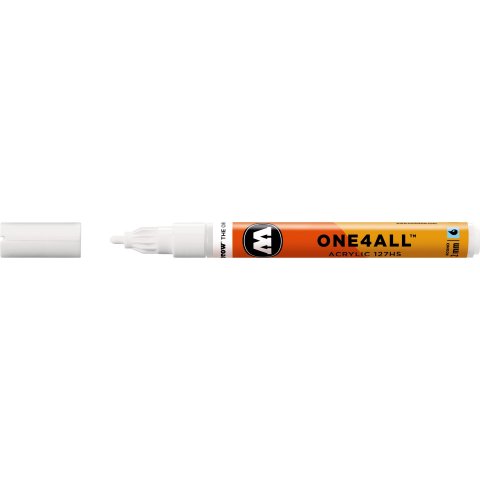Pennarello Molotow One4all 127HS stroke width 2 mm, signal white (160)