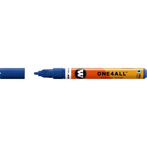 Molotow Paint Marker One4all 127HS Line width 2 mm, real blue (204)
