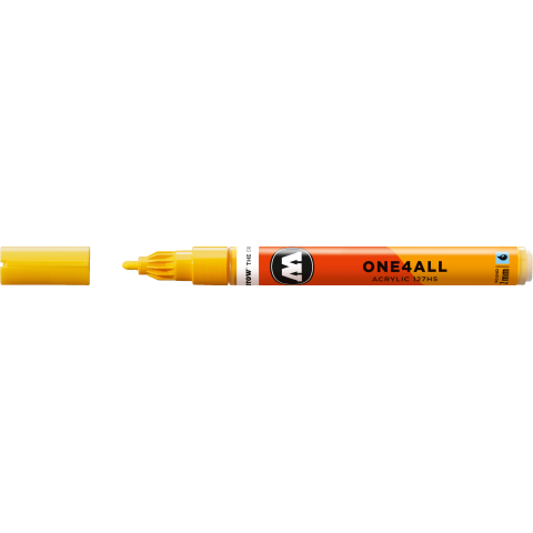 Rotulador Molotow One4all 127HS Ancho de línea 2 mm, señal amarilla (239)