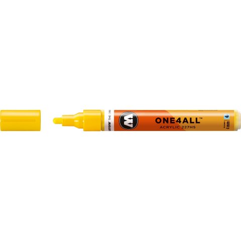 Rotulador Molotow One4all 227HS stroke width 4 mm, zinc yellow (006)