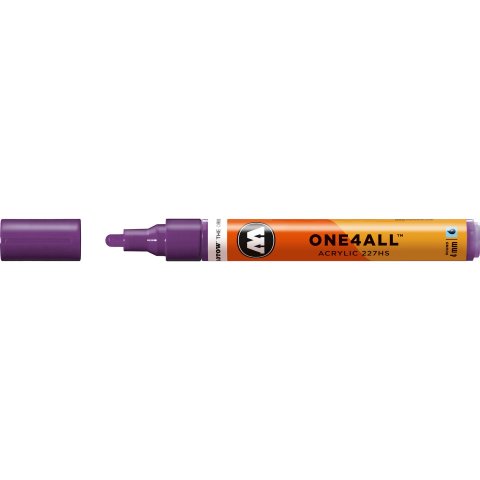 Molotow Paint Marker One4all 227HS line width 4 mm, violet HD (042)