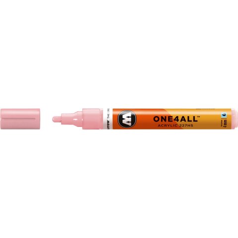 Marcatore a vernice Molotow One4all 227HS stroke width 4 mm, skin pastel (207)